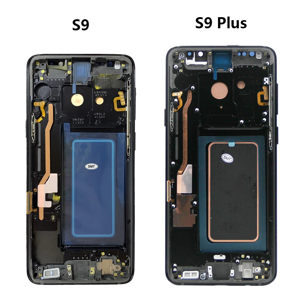 Ceny Oryginalny SUPER AMOLED Zamiennik Dla SAMSUNG Galaxy S9 LCD Ekran Dotykowy Digitizer Z Ramką S9 Plus LCD G960 G965 Digitizer