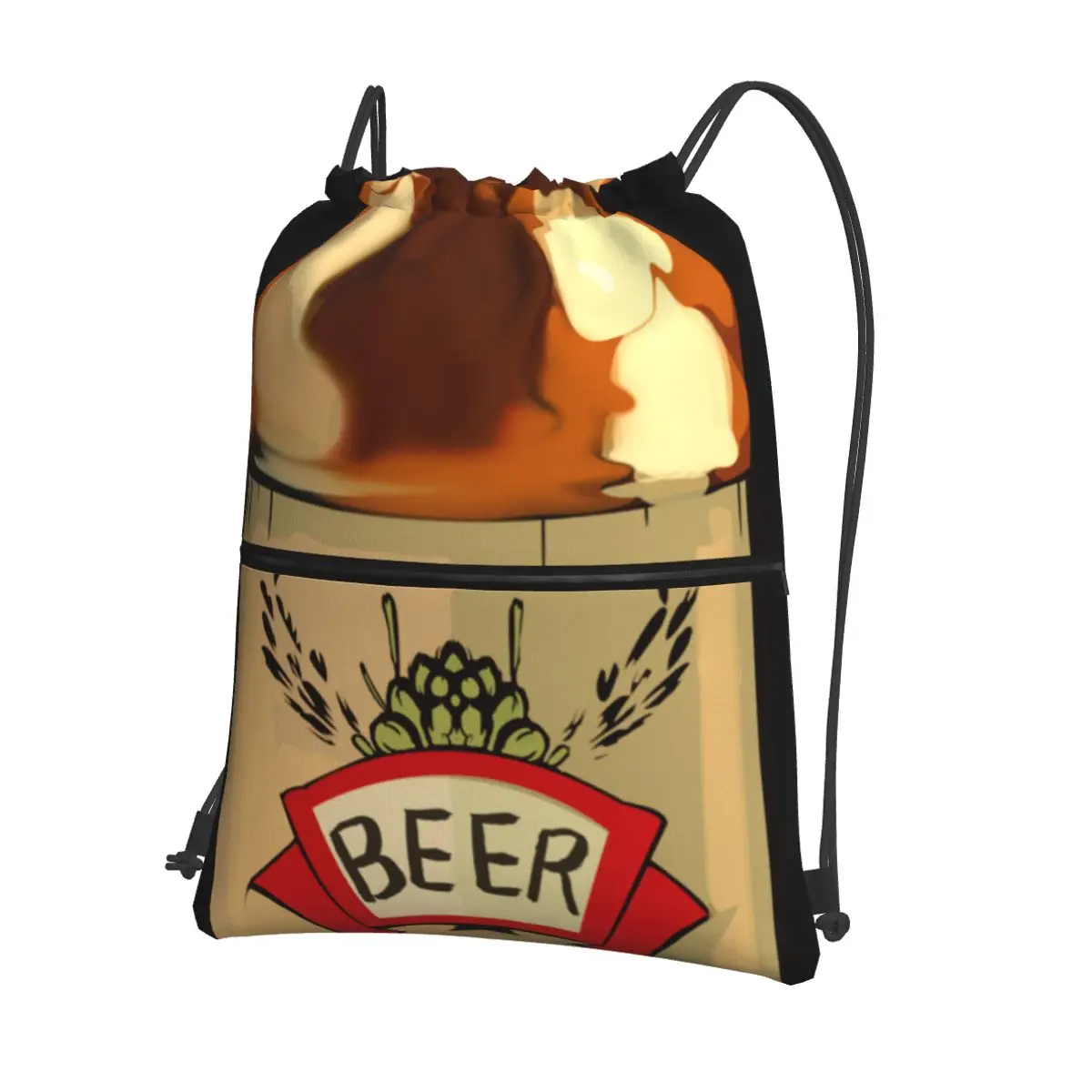 

Рюкзак на шнурке, сумка-тоут, спортивная сумка, унисекс, большой вместимости, легкий пляжный рюкзак, пиво