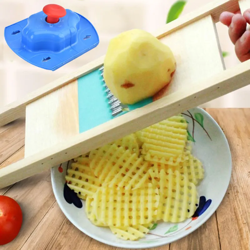 

Potato Chip Cutter Stainless Steel Slicer Blades French Fries Chopper Chips
