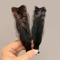 bohemian princess simulation hairband fishbone braid fashion hairband headwear girls hairband ladies k4t2