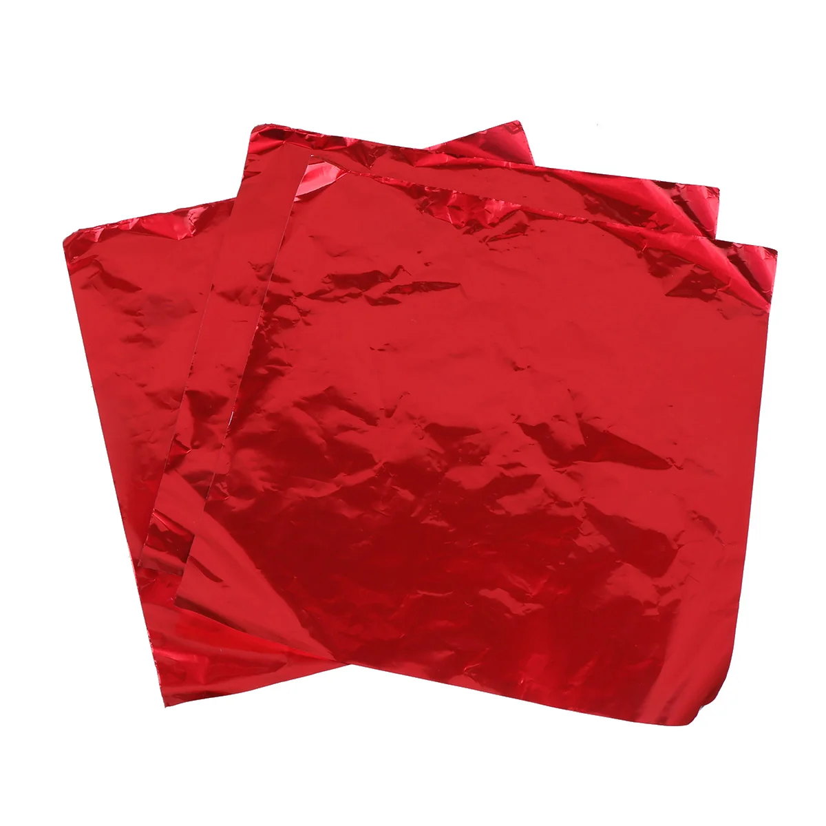 

Foil Candy Wrappers, 100, 20x20x0.03cm, Square Aluminium Foil Candy Wrappers for DIY Homemade Candies Party Favors| Red