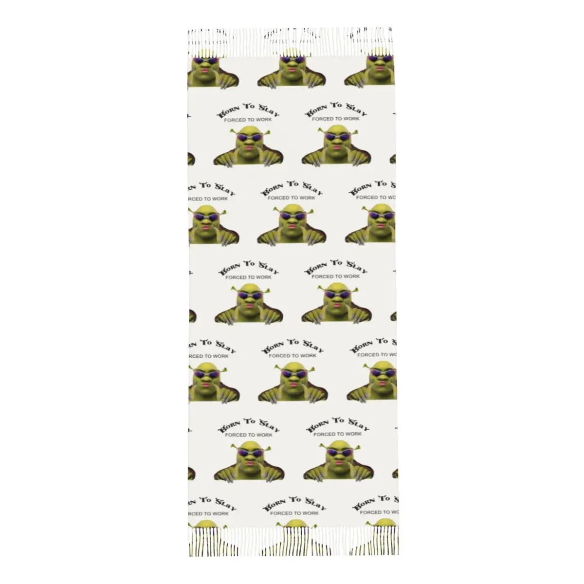 Забавная шаль Born To Slay Forced Work шарфы для женщин зимний большой мягкий шарф шейный