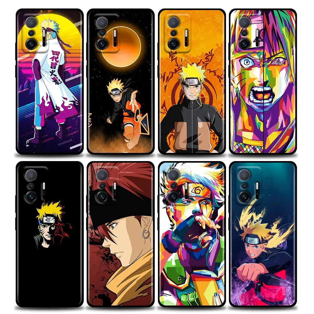 

Cute Anime Naruto Uzumaki Phone Case for Xiaomi Mi 12 12X 11 Lite 11X 11T X3 X4 NFC M3 F3 GT M4 Pro Lite NE 5G Silicone Case
