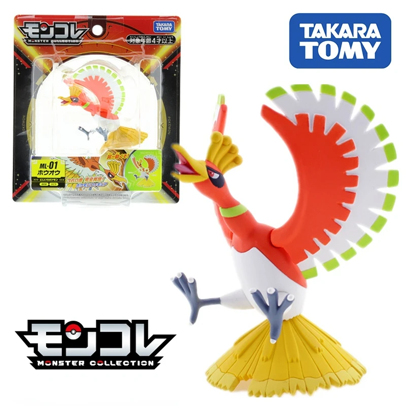 

TAKARA TOMY Pokemon ML-01 Ho-Oh Doll Action Figure Model Collection Hobby Gifts Toys