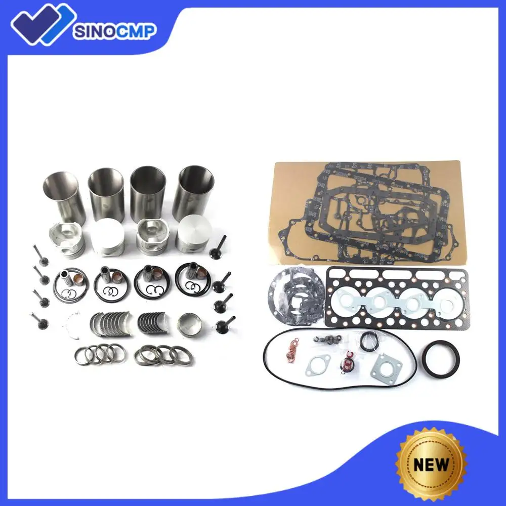 V1902 Набор для восстановления двигателя Kubota L555 L553 T133 S1350 1300HD 1650 KX151 K101 погрузчик 231