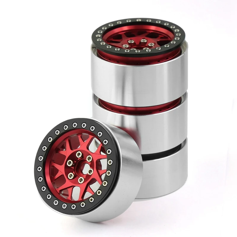 

2.2 Metal Beadlock Wheel Rim Wheel Hub For 1/10 RC Crawler Car Axial SCX10 Wraith Capra RR10 RBX10 Traxxas TRX4