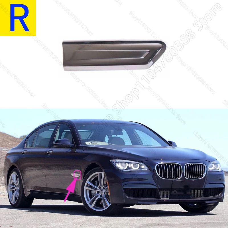 

Leaf Board Exterior Trim Decorative Grille 51137298869 51137298870 For 2008-2015 F01 F02 F03 F04 BMW 7 Series