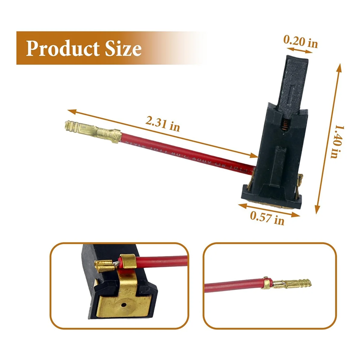 4шт N 292059 Коробка угольной щетки в сборе подходит для шлифовальной 421468 CMEW231DWE6411