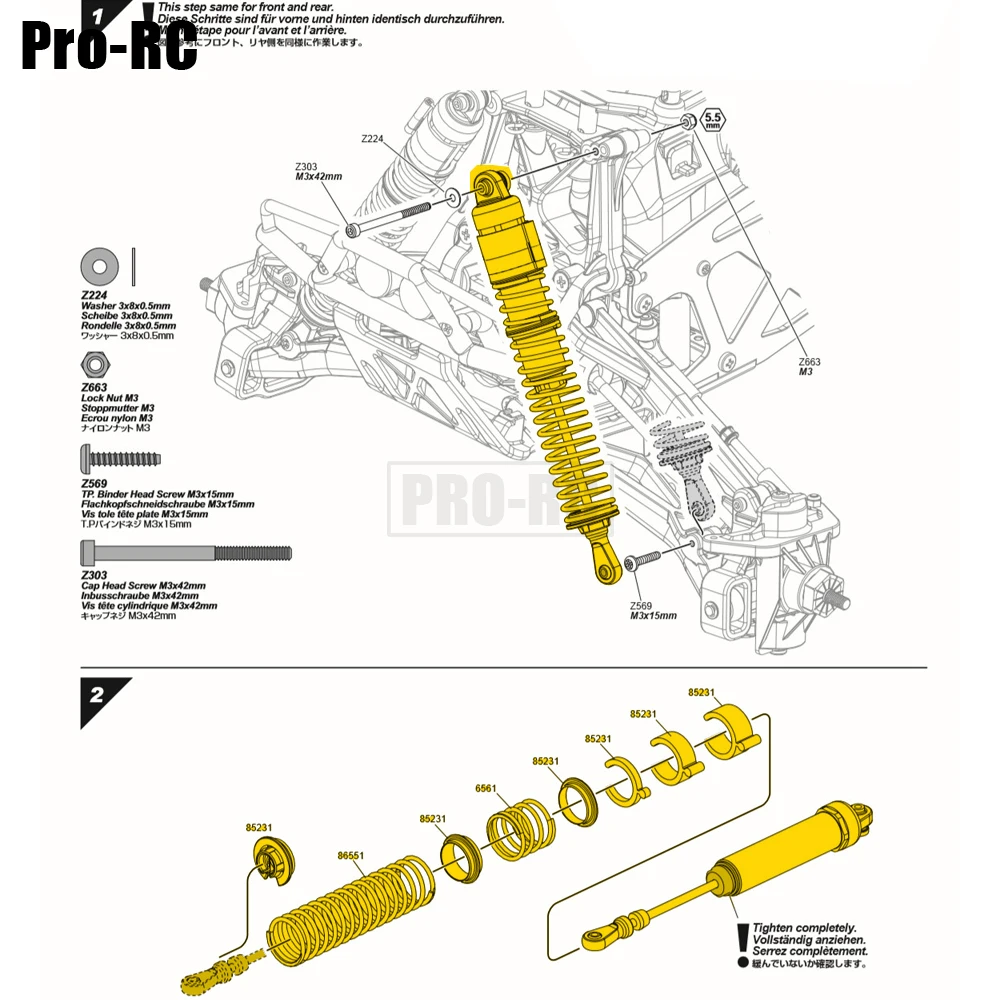 2 шт./партия масляные Демпферы для HPI 102365 1:8 SAVAGE FLUX HP X XL 165 1/8 A720