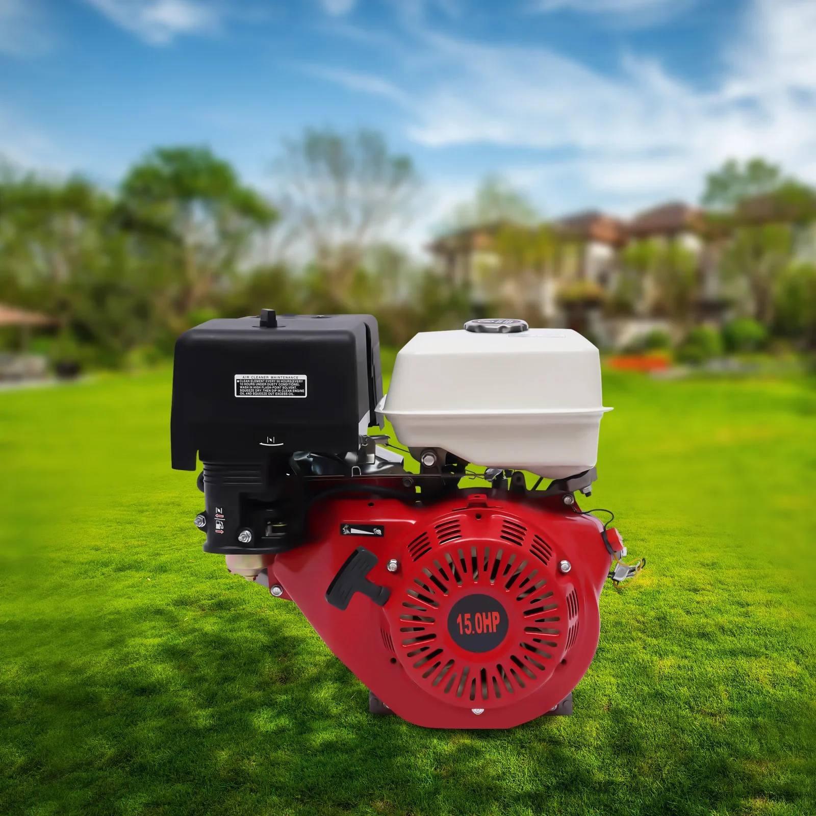 420CC 15HP 3000-3600 tr/min 9700W двигатель карт по горизонтали OHV для дома