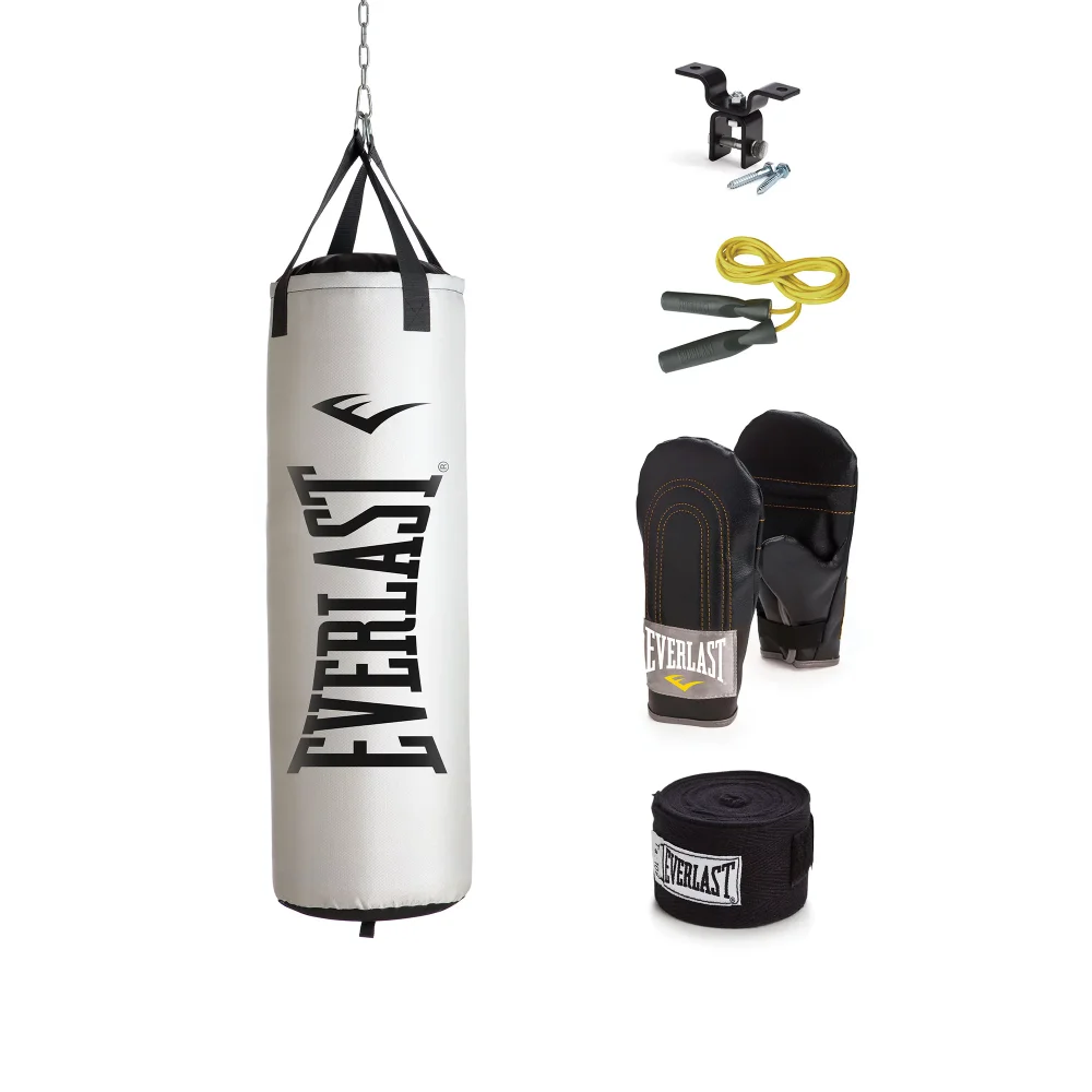

Everlast 80 Lb. Platinum Heavy Bag Kit fitness boxing taekwondo