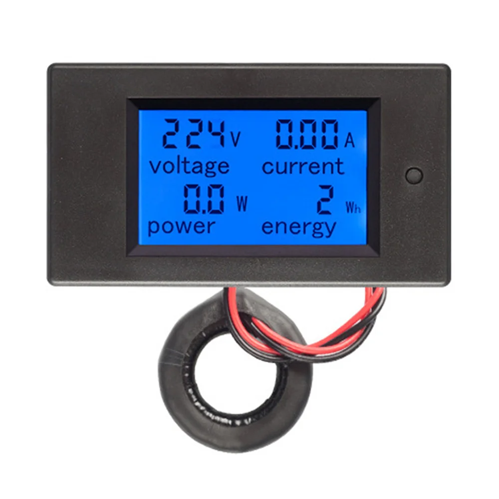 

AC 20A 100V LCD Digital Volt Voltage Watt Current Power Meter Ammeter Voltmeter