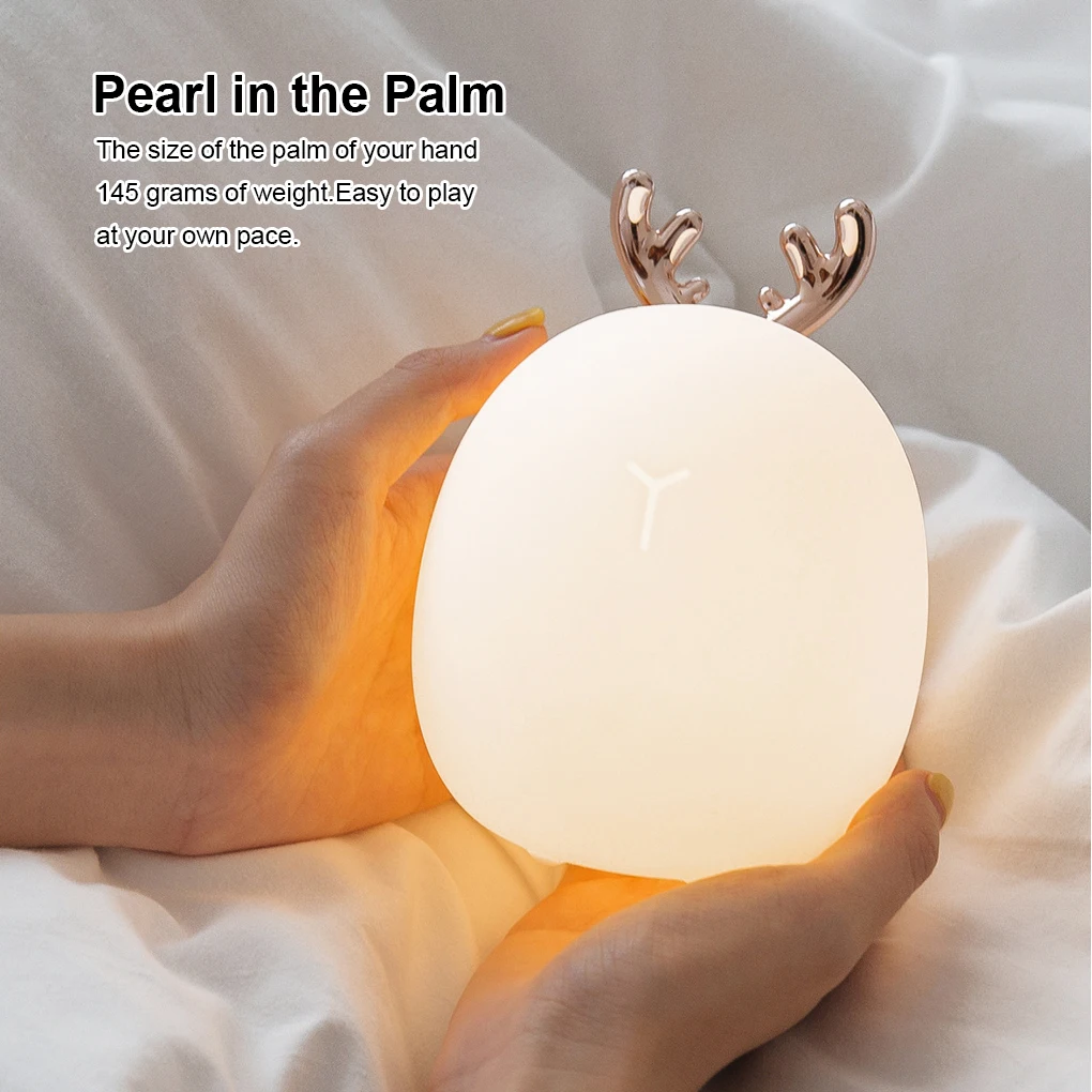 

LED Bedside Night Light Touch Control Dimmable Lamp Bedroom Sleeping Lamps Lighting Tool Nightstand Corridor Type 1