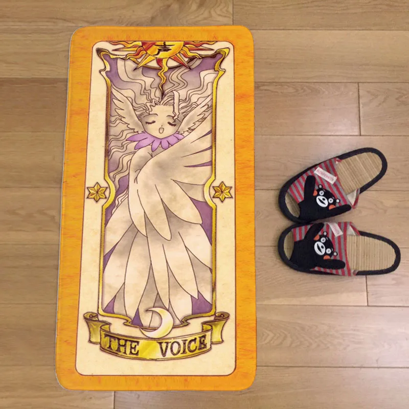 

Retro Magic Cardcaptor Card Captor Sakur Coulom Doormat Door Mat Floor Rug Chair Mat Carpet Home Carpet Hotel Anti Slip