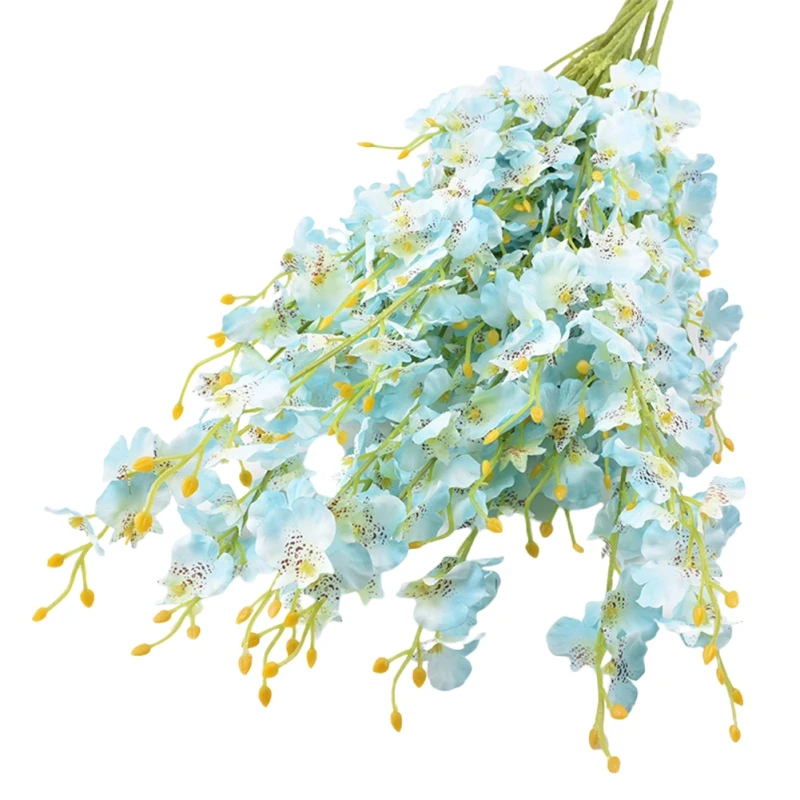 Искусственные орхидеи цветы Реалистичные Орхидеи Гипсофилы шелковые