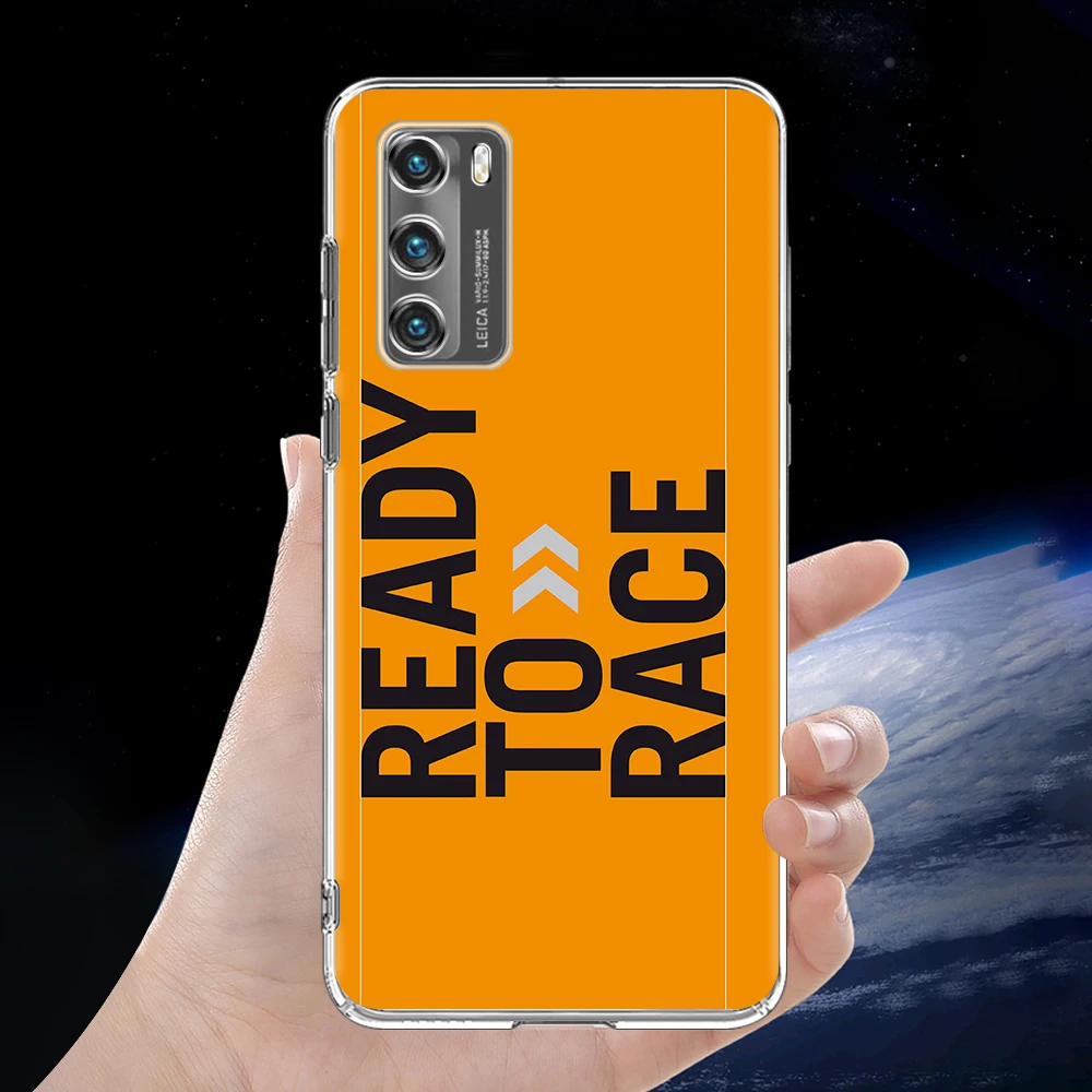 Чехол Ready To Race для Huawei P Smart 2021 Z P30 Y6 P40 P20 Lite P50 Y7 2019 Honor 8X 20 Pro прозрачный мягкий чехол