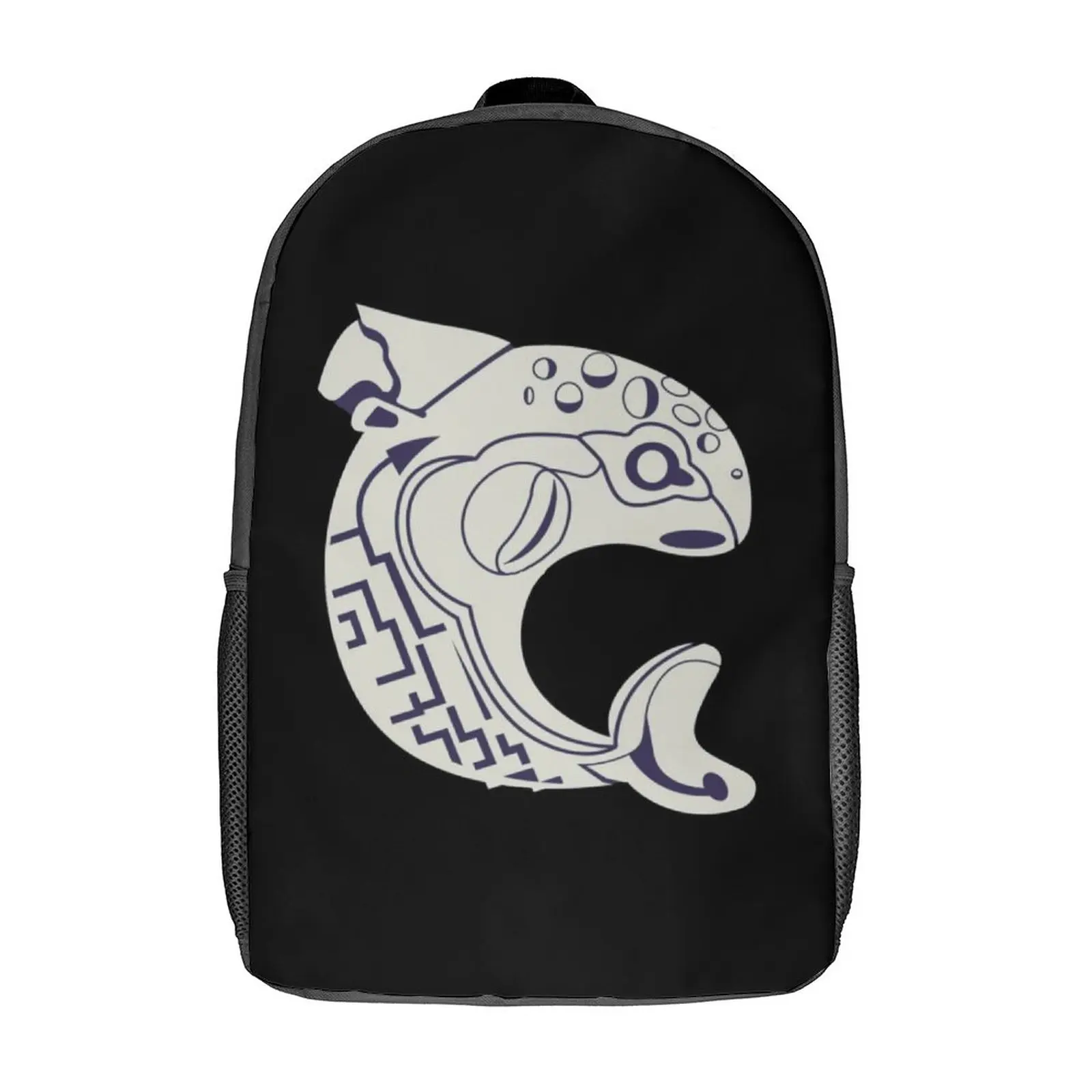 

Рюкзак унисекс с изображением бездны, рако со свистком и рыбой, повседневные разноцветные школьные ранцы, элегантный рюкзак