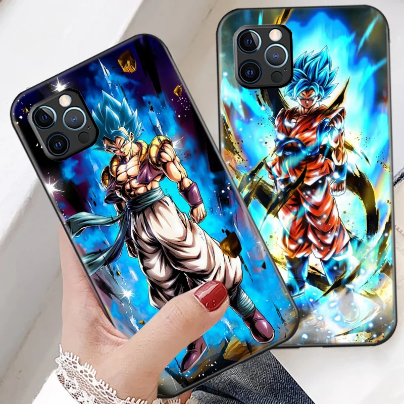 dragon ball anime phone case for funda iphone 11 13 pro max 12 mini x xr xs 6 6s 7 8 plus etui liquid silicon celular back free global shipping