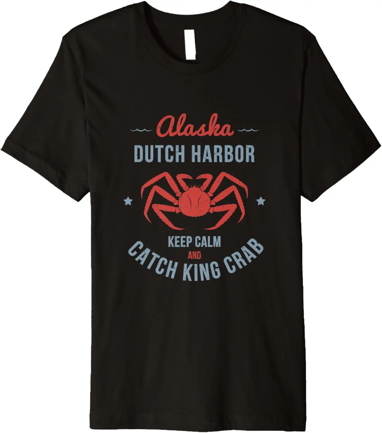 Футболка премиум-класса King Crab Dutch Harbour Alaska