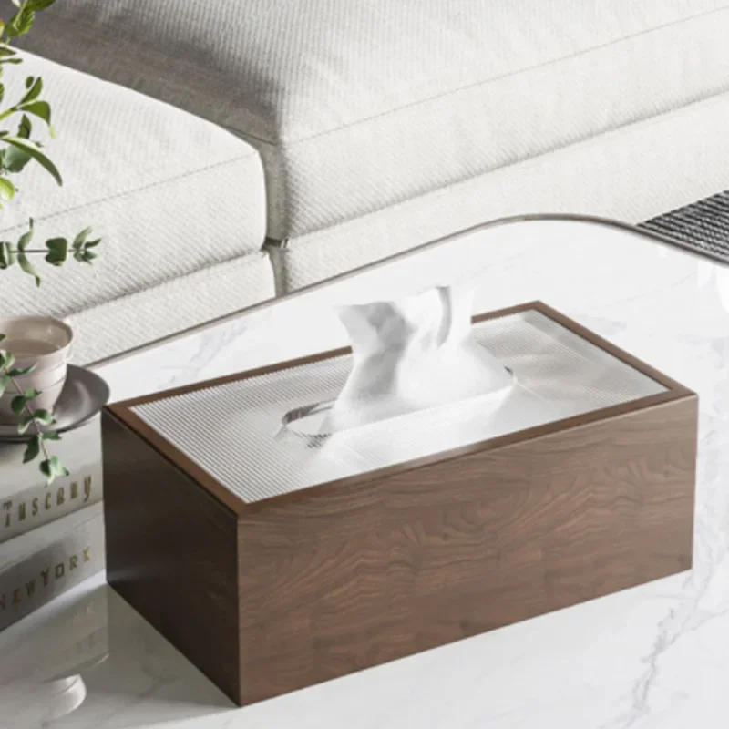 Деревянная настольная коробка для салфеток в китайском стиле простая роскошная