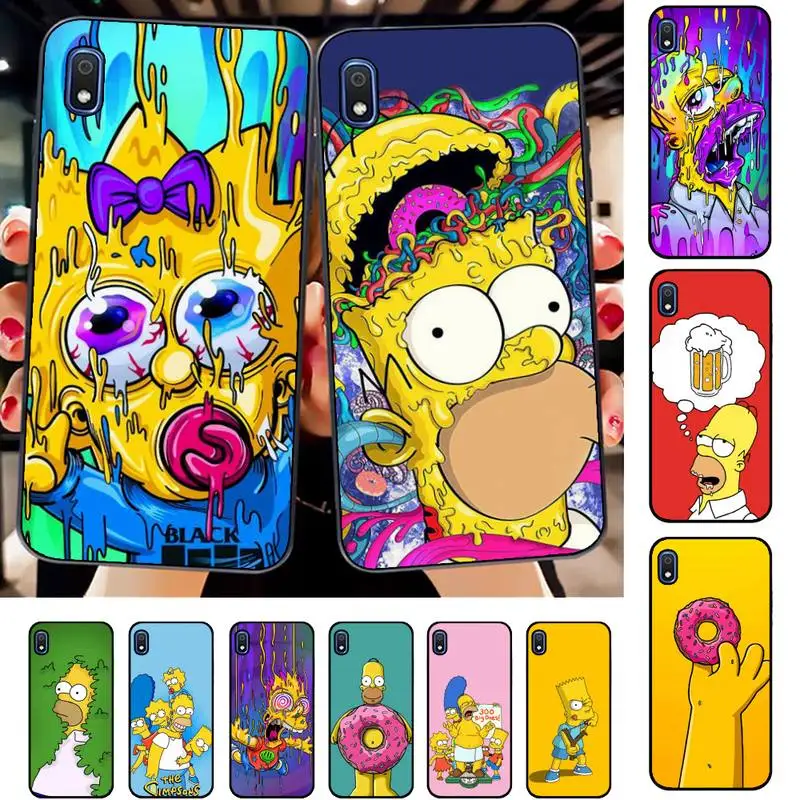 

BANDAI Simpsons Phone Case for Samsung A51 01 50 71 21S 70 31 40 30 10 20 S E 11 91 A7 A8 2018