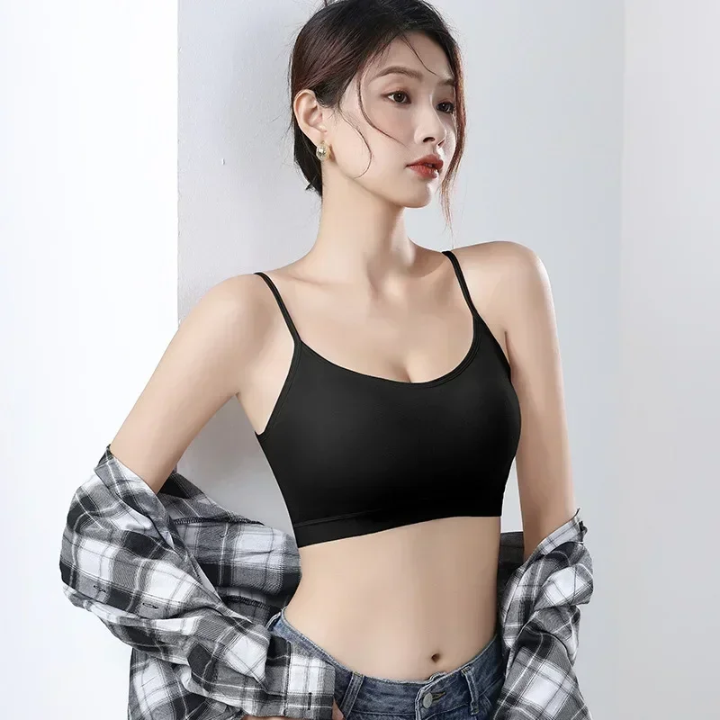 Бесшовный спортивный бюстгальтер из вискозы 3 шт.