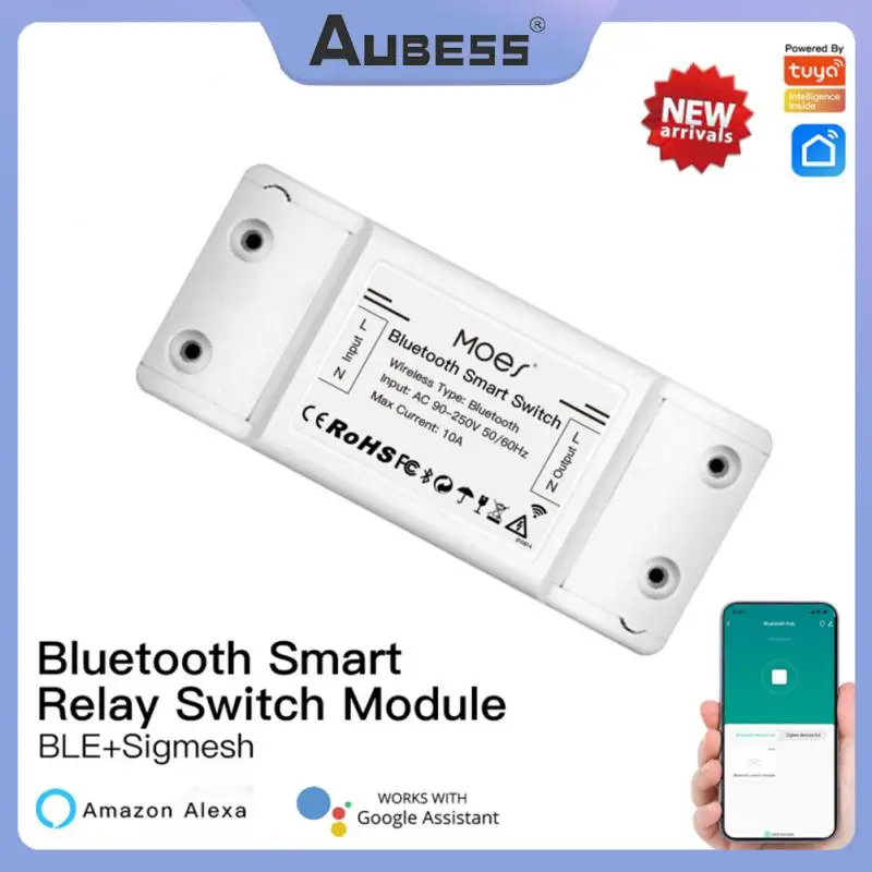 

Умный пульт дистанционного управления Tuya, модуль реле с поддержкой Bluetooth, одноточечный, с поддержкой Alexa Google Home