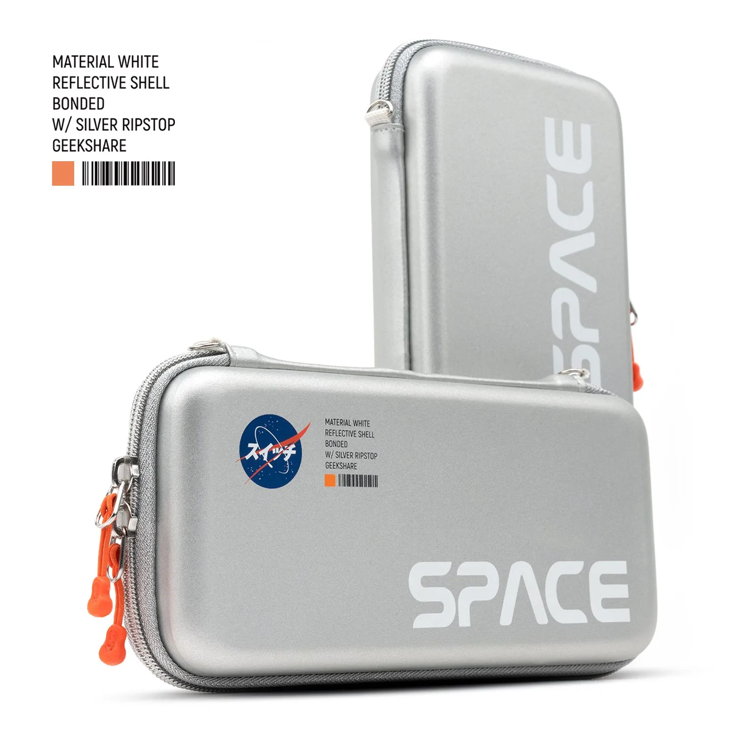 

GeekShare For Nintendo Switch Oled Storage Bag Silver Deep Space Large-capacity Travel Carrying Case For Nintendo Switch Console