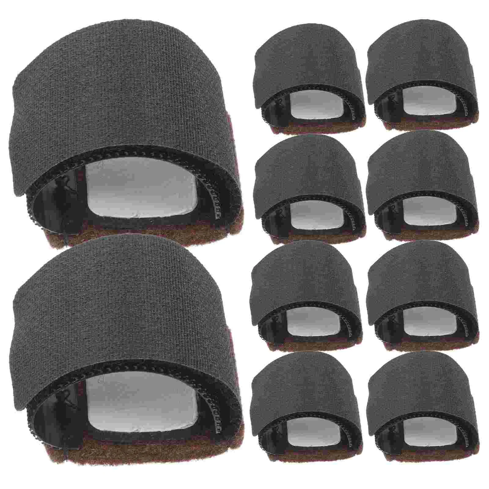 

10pcs Hook and Loop Furniture Leg Pads Floor Protectors for Hardwood Floors