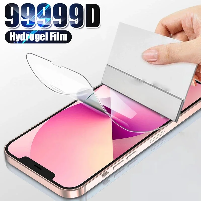 

Гидрогелевая 3d-пленка для IPhone 12 11 14 Pro Max 13 Mini XS XR X 7 Plus