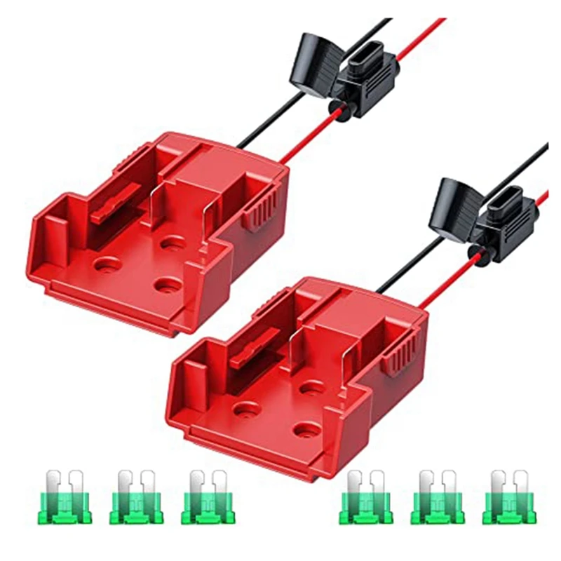 

Power Wheels Adapter, Kit With Fuse Holder And 6PCS 30Amp Fuses 12AWG Wire Uiinosoo For DIY, RC Toys