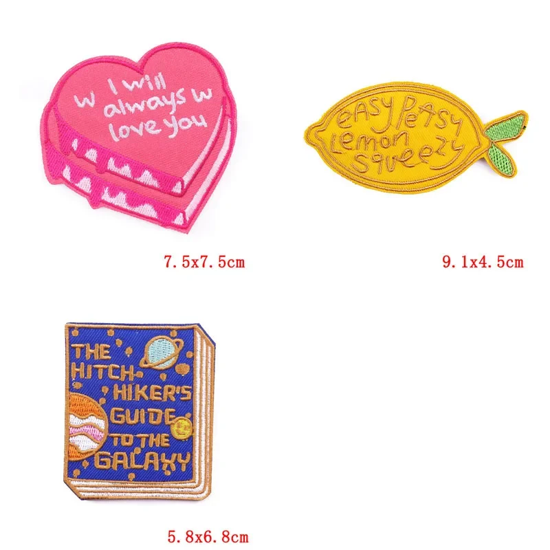 Металлические нашивки для одежды в ассортименте