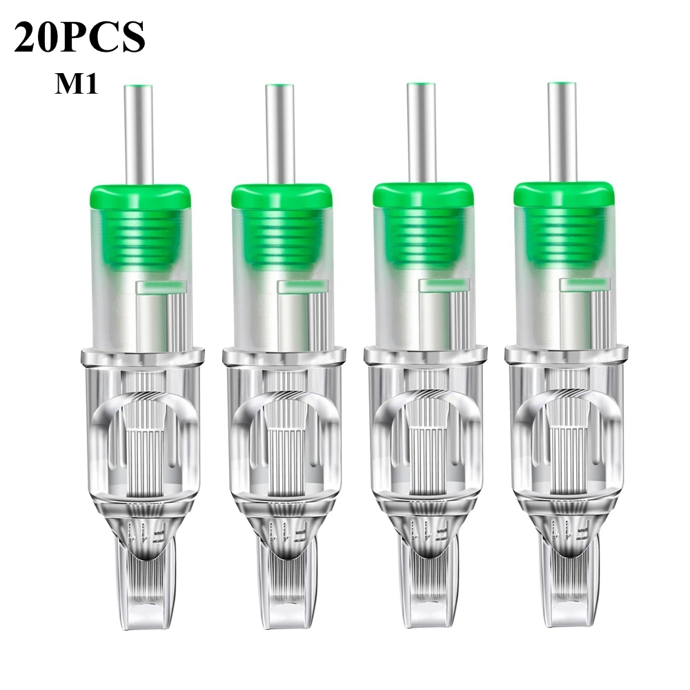 

20 ШТ. Картридж Иглы Татуировки M1 Одноразовые Стерилизованные Иглы Татуировки для Машин Картриджа Татуировки Захваты Татуировки Принадлежн...