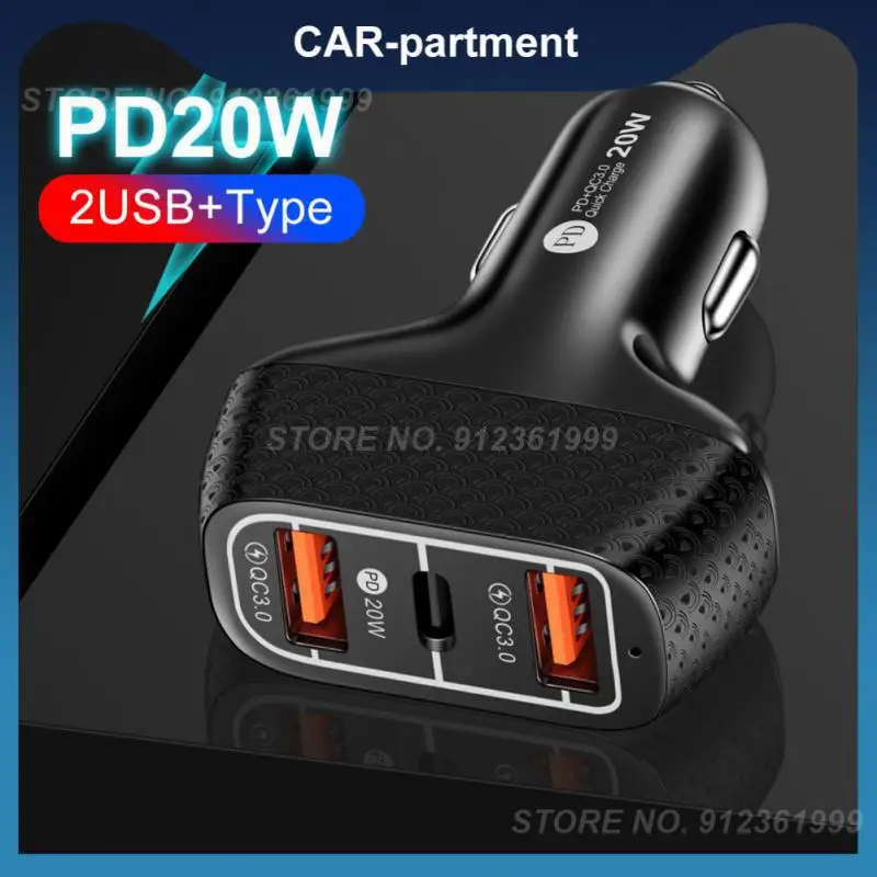 

Практичное зарядное устройство, прочное универсальное автомобильное зарядное устройство Usb Type-c, автомобильное зарядное устройство, адаптер, автомобильное зарядное устройство