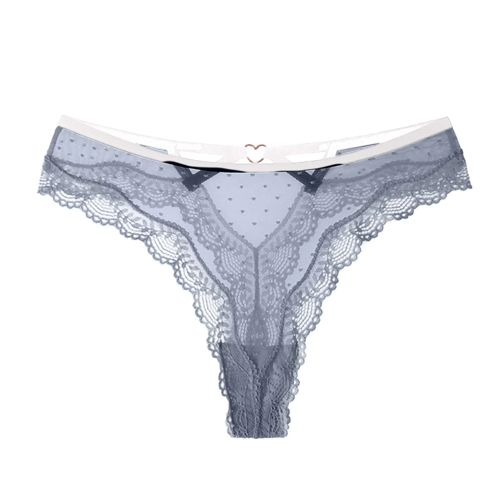 Нижнее белье сексуальные стринги женские кружевные трусики с сердечком трусы