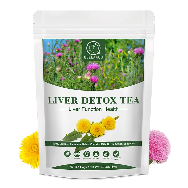 

Bbeeaauu 60Days Milk Thistle Detox Tea Protect Liver Improve Lung Function Prevent Fatty Liver Treat Bad Breath and Sore Throat