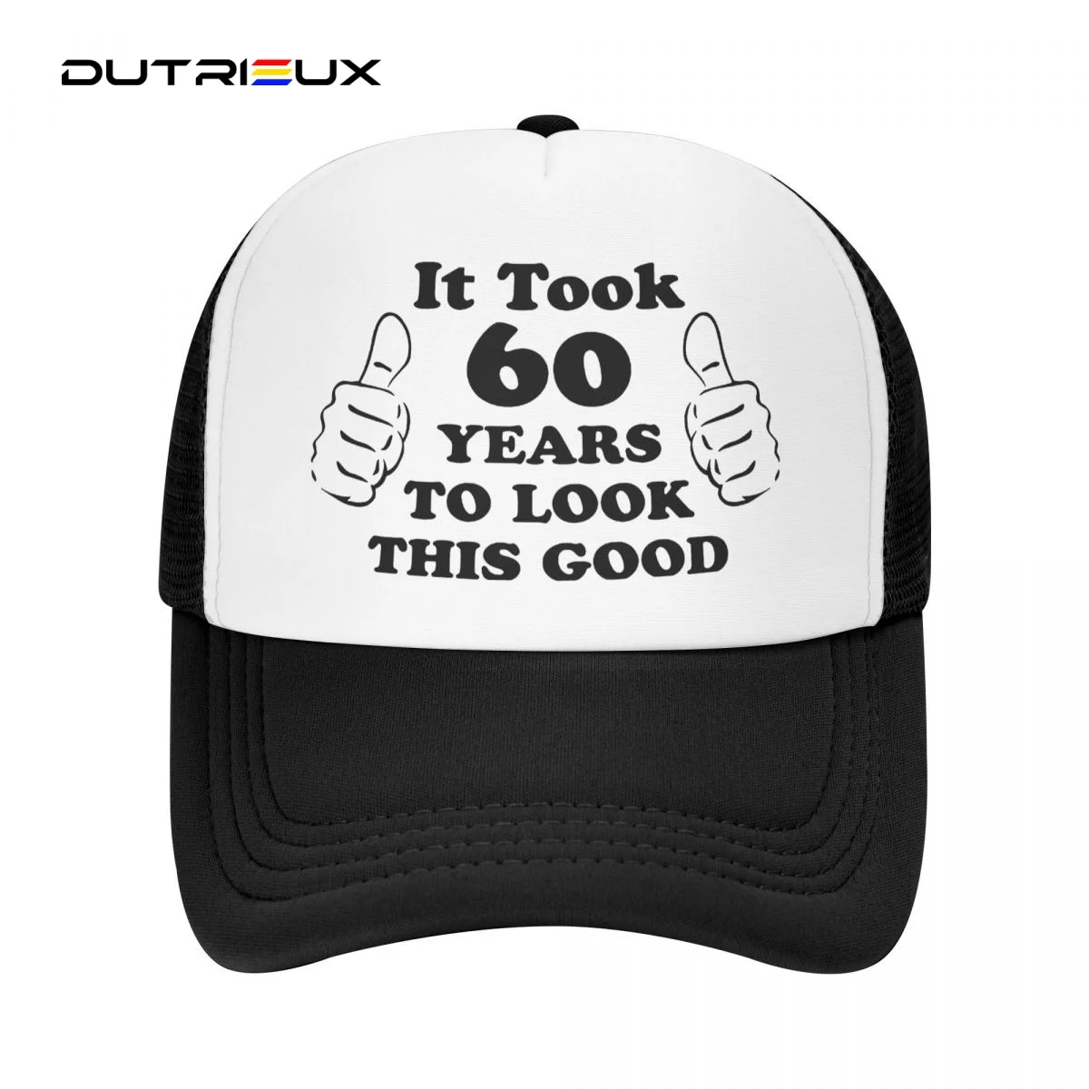 

It Took 60years To Look This Good Unisex Cap Casual Plain Baseball Cap Adjustable Snapback Trucker Hats For Women Men