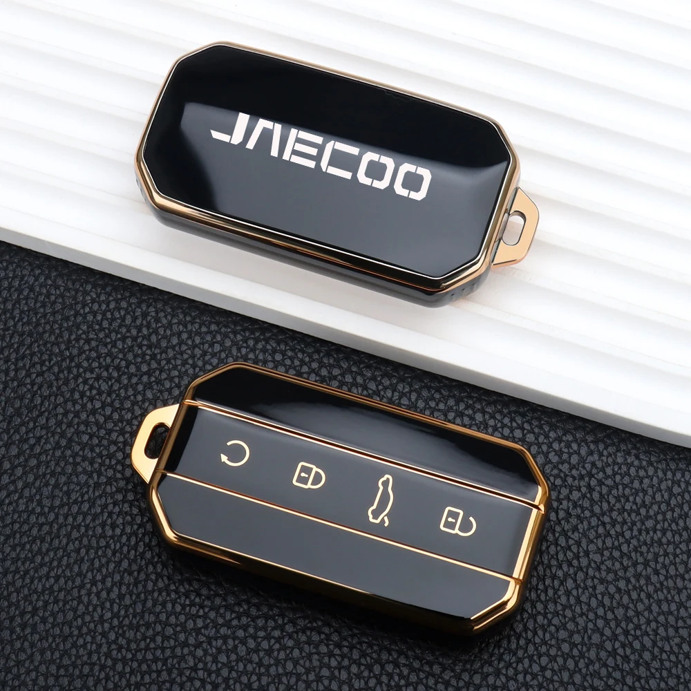 

Мягкий чехол из ТПУ для автомобильного ключа, полная защита для Chery Jaecoo J5 2025 2026, защитный чехол-футляр, брелок, автомобильные аксессуары