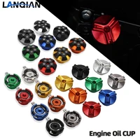 motorcycle accessories cnc aluminum oil filter cup engine plug cover cap screw for kawasaki z 800 z800 2013 2014 2015 2016