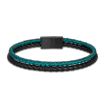 Double Strand Leather Rope Bracelet 4