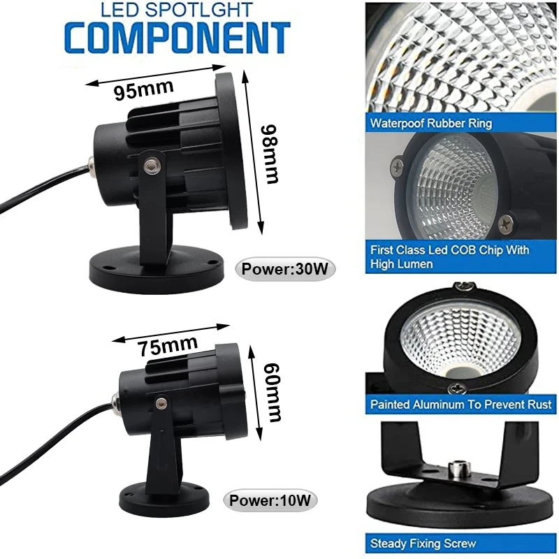 Портативная ультрафиолетовая светодиодная лампа 405 нм с переключателем для