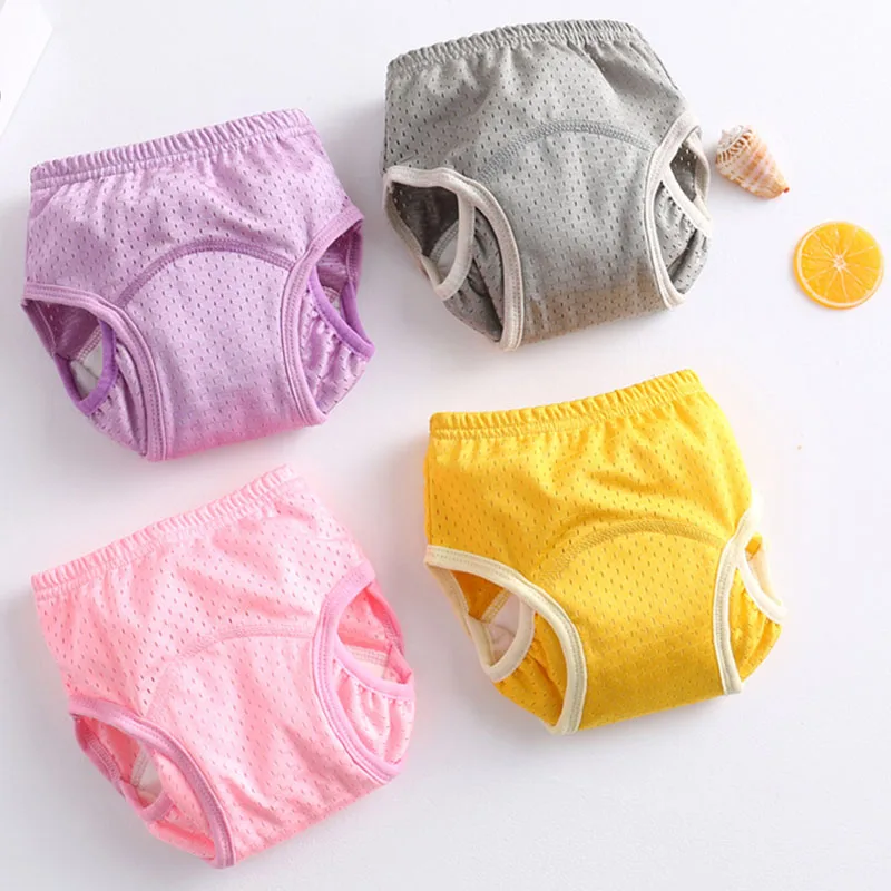 

Тренировочные штаны для новорожденных, летние детские шорты, моющиеся тканевые подгузники для мальчиков и девочек, многоразовые подгузник...