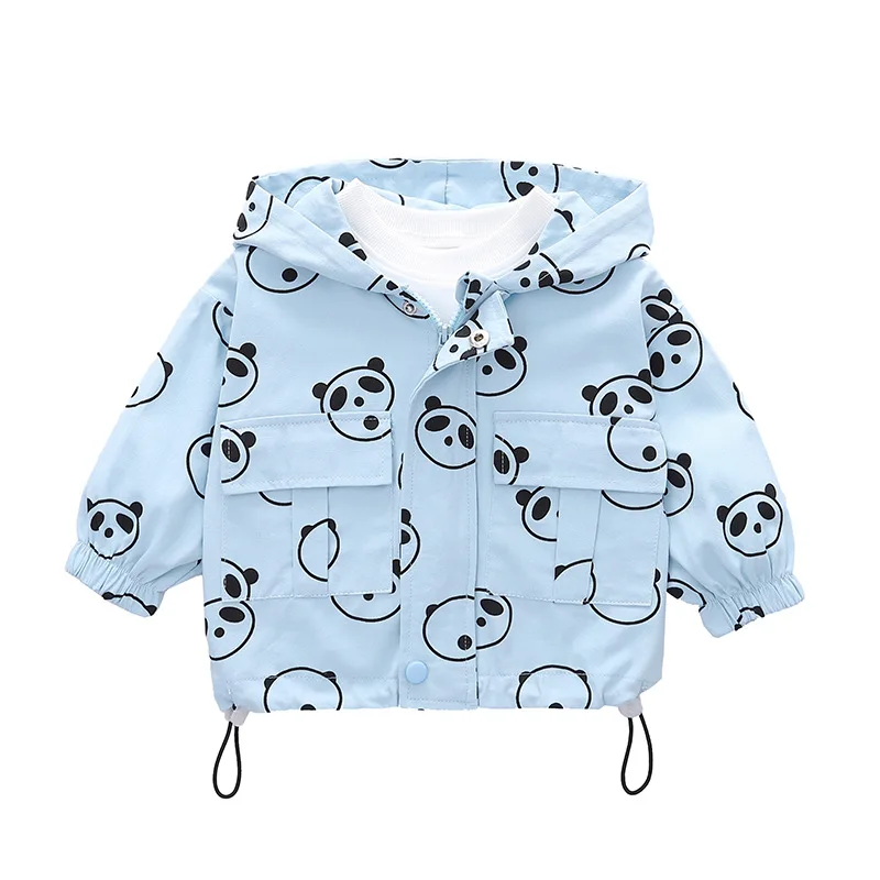 

New Children Sportswear Spring Autumn Baby Girls Clothes Boys Cartoon Casual Hooded Jacket Toddler Fashion YQ001