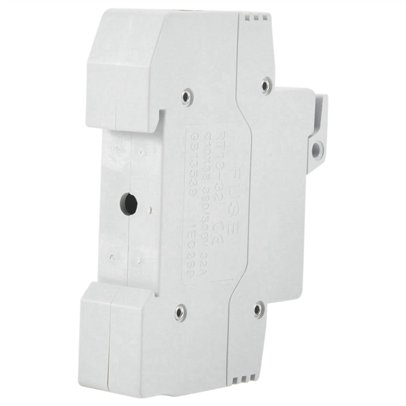 5X RT18-32X AC 380 В 32 А 1 полюс 10X38 мм основание держателя предохранителя для монтажа на