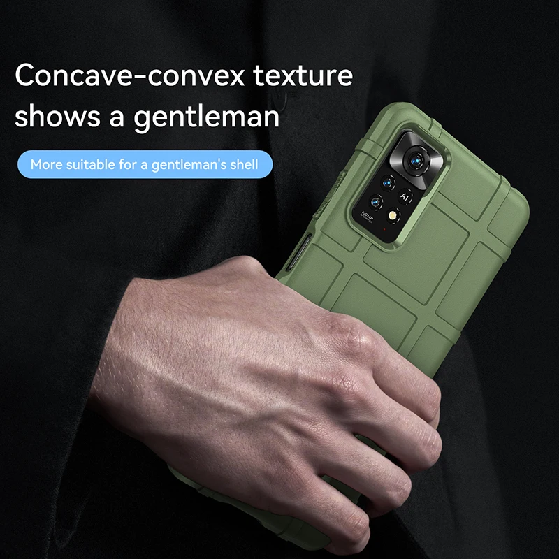 For Xiaomi Redmi Note 11 case Rugged Shield Case For Redmi 12C Note 12 11S 10 10A 10S 10C 9 9A 9T 9C POCO X5 X3 X4 Pro 12T Cover