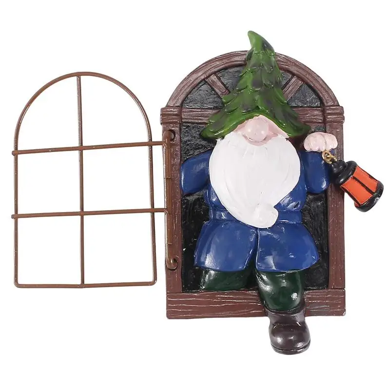 

Статуэтка гнома без лица, декоративная статуэтка из смолы для детской очаровательной статуэтки гнома, поднимающая Статуэтка для украшения сада