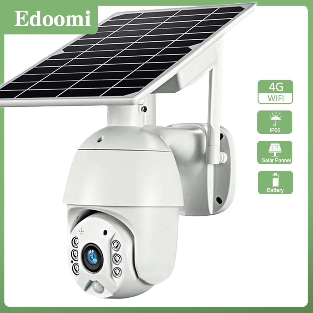 

IP-камера наружная беспроводная с солнечной батареей, 4 МП, Wi-Fi