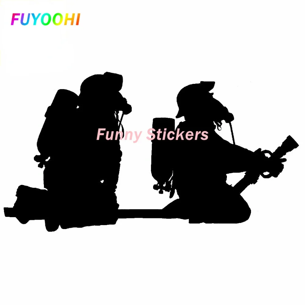Наклейки FUYOOHI для игр наклейки из искусственного винила с рисунком пожарного