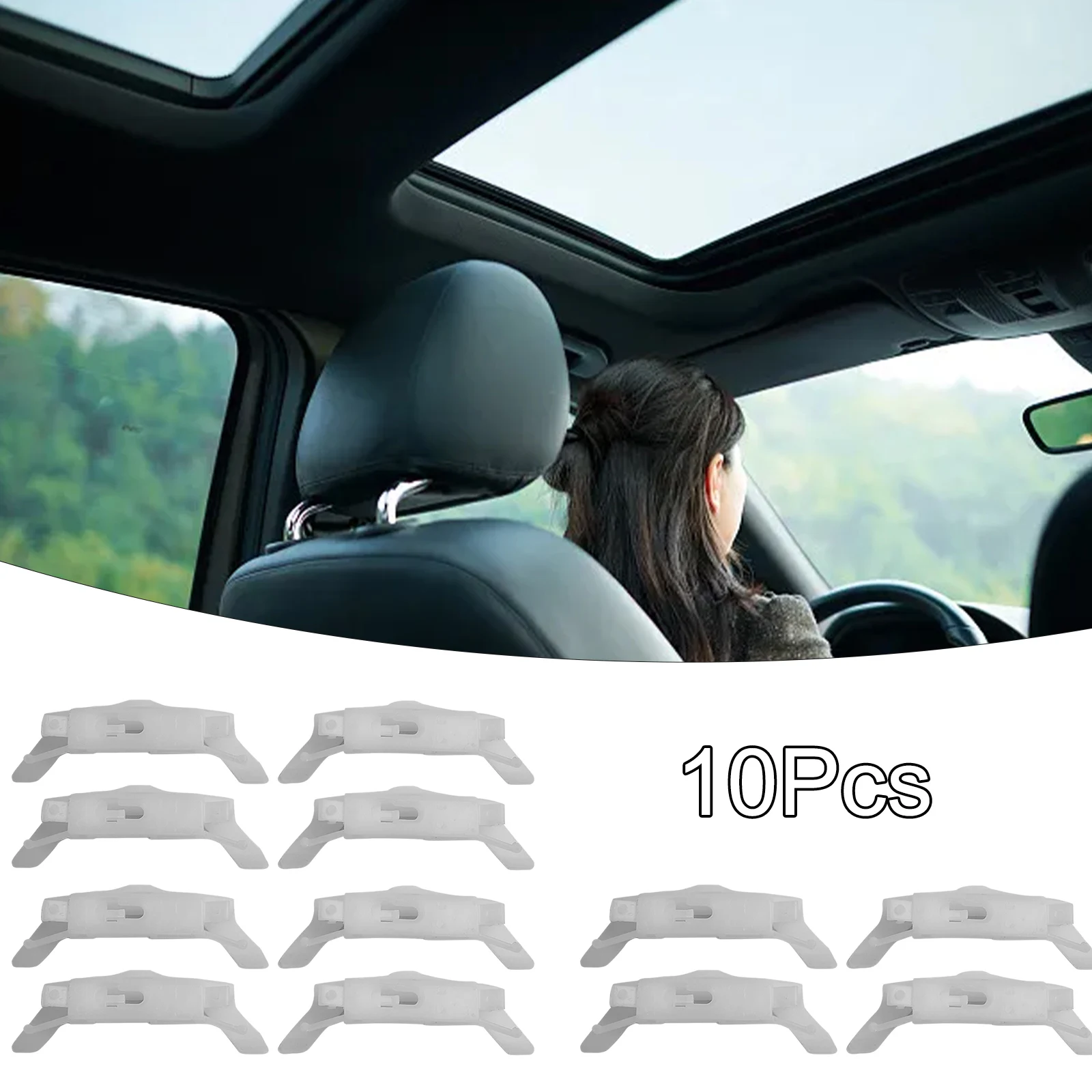 10 шт. зажимы для молдинга на крышу автомобиля Honda AAccord Civic крепежные капельной