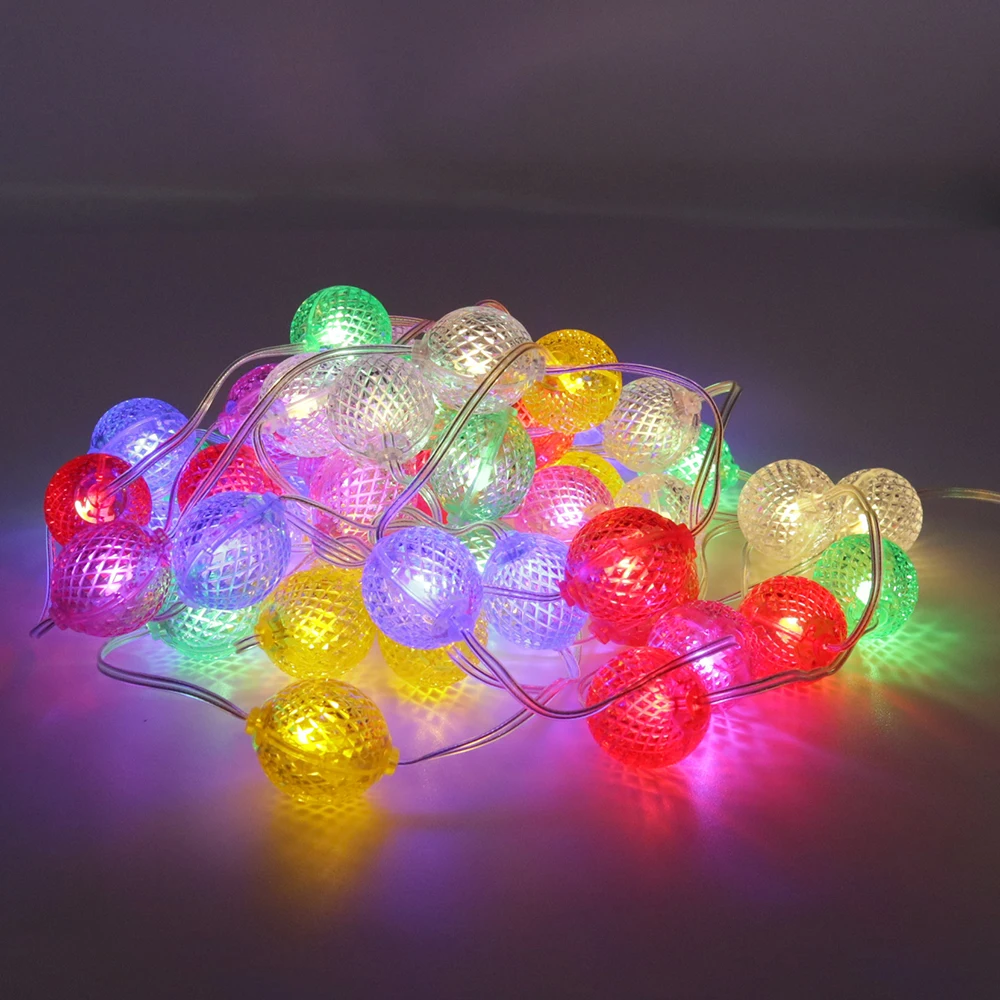 

5M 50LEDs String Light Candy Ball Colorful USB 8 Modes Fairy Light Waterproof For Home Garden Holiday Party Wedding Decoration